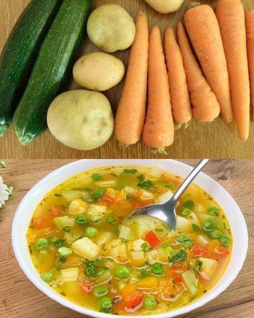 Zuppa di verdure salutare