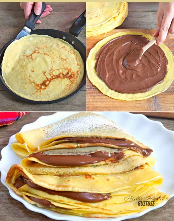 CRÊPES ALLA NUTELLA