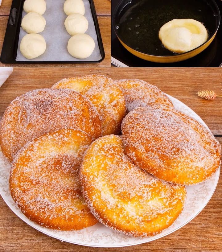 Frittelle dolci e soffici