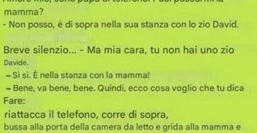 mamma e zio David