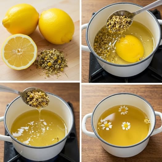 mescola limone camomilla ringrazierai