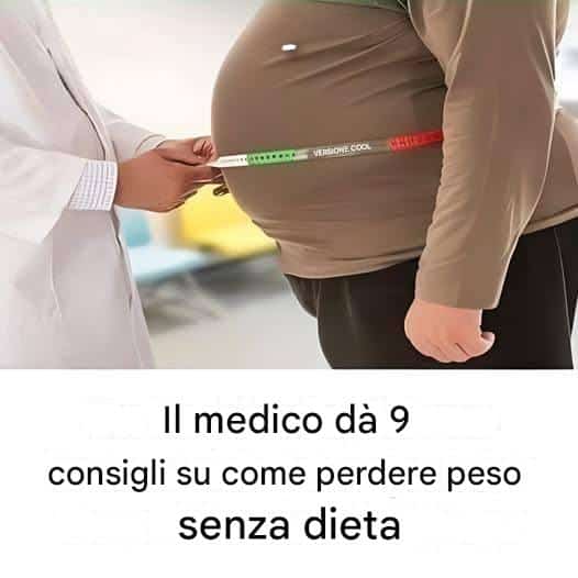 perdere peso senza dieta