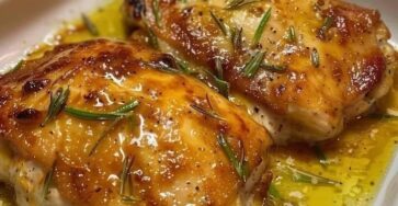 Pollo con salsa gustosa
