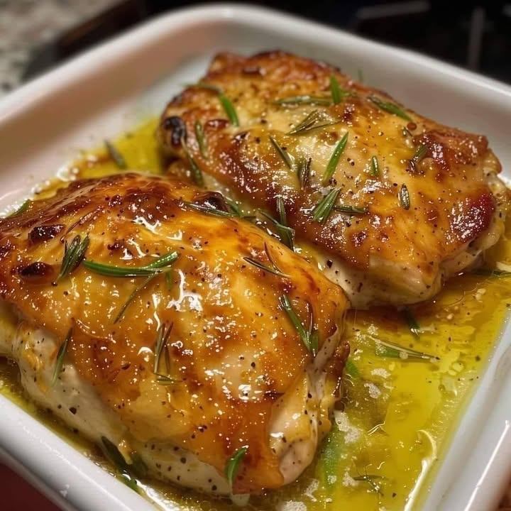Pollo con salsa gustosa