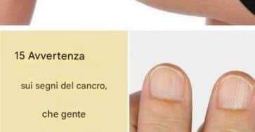 segnali allarmanti cancro