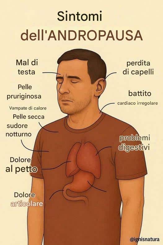 sintomi menopausa maschile