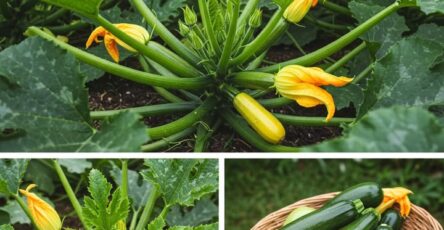 zucchine raccolto vaso trucco