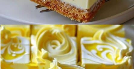 Barrette di cheesecake al limone
