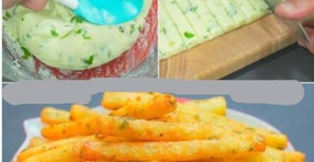 Bastoncini di patate e formaggio