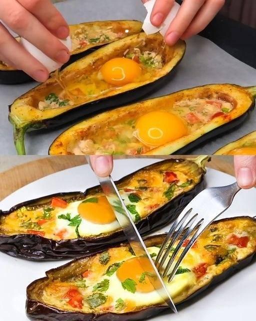 Berenjenas al forno ripiene