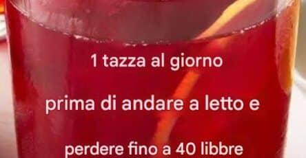 Bevanda brucia grassi potente