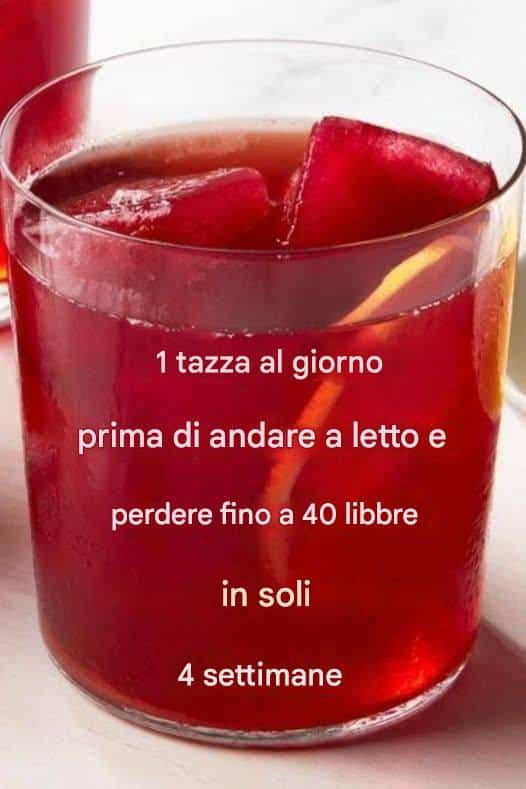 Bevanda brucia grassi potente