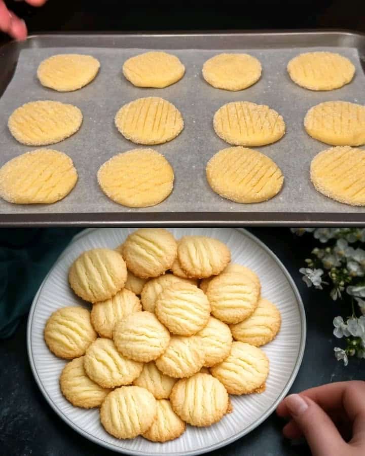 Biscotti con tre ingredienti