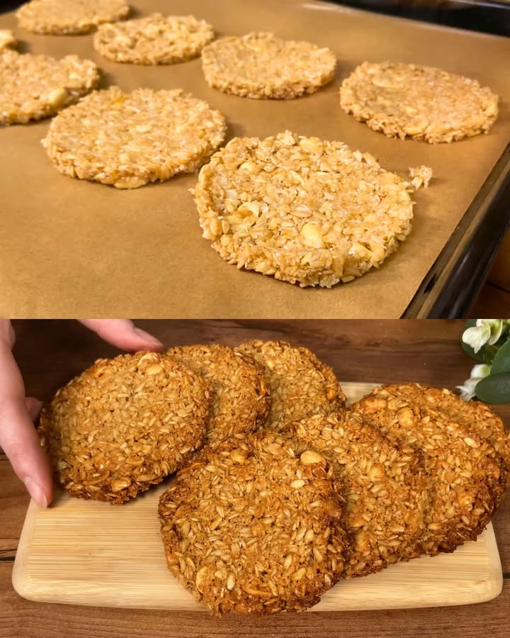 Biscotti di avena croccanti