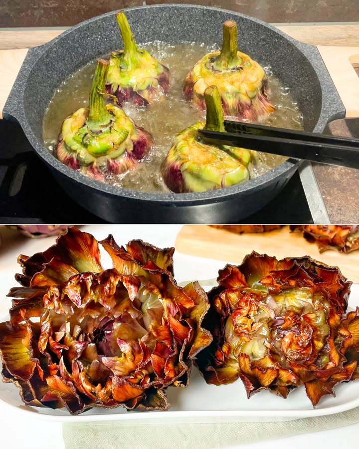 Carciofi croccanti fritti