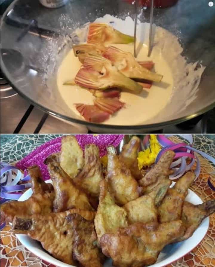 Carciofi fritti deliziosi