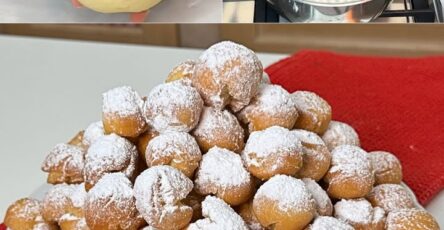 Castagnole con ricotta dolci