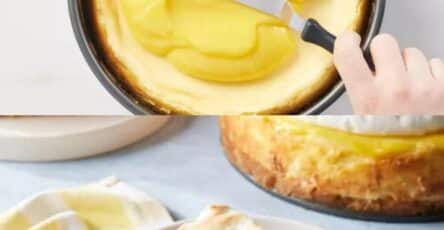 Cheesecake al limone meringata