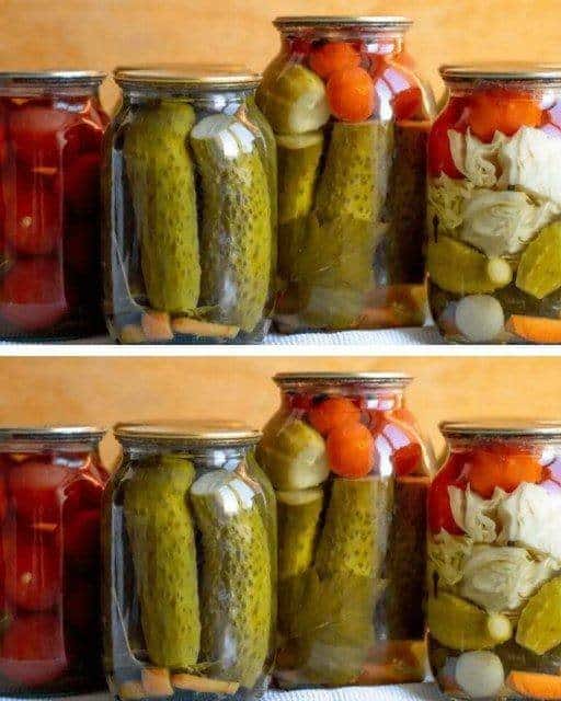 Conserve di verdure sott'aceto