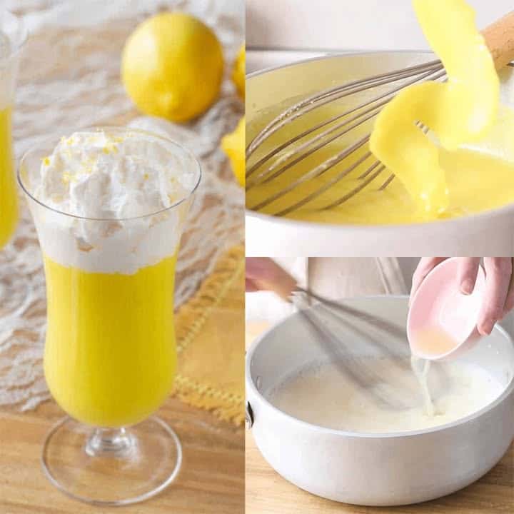 Coppa al limone fresca