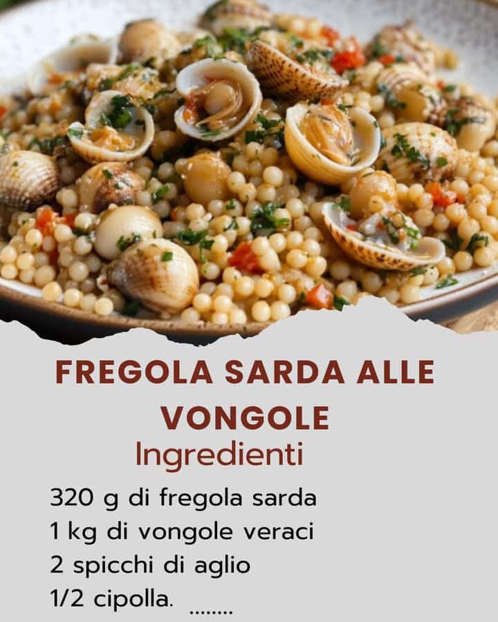 Fregola con vongole fresche