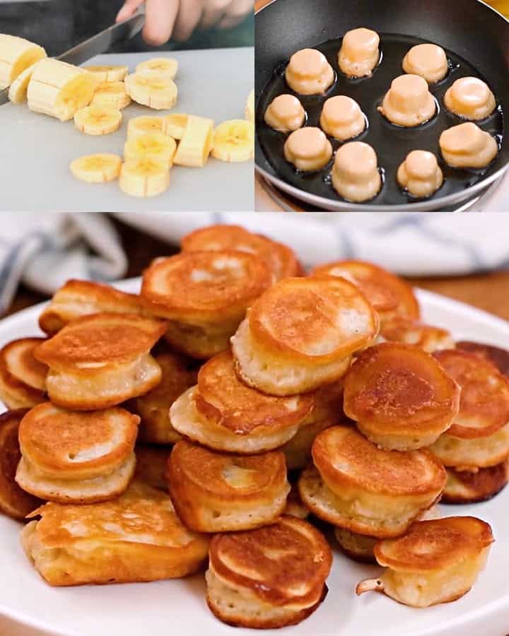 Frittelle di banana rapide