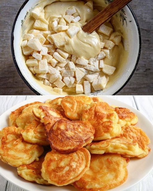 Frittelle di mele deliziose