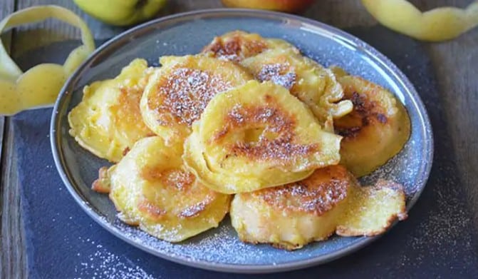 Frittelle di mele leggere