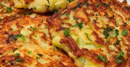 Frittelle di patate cipolla