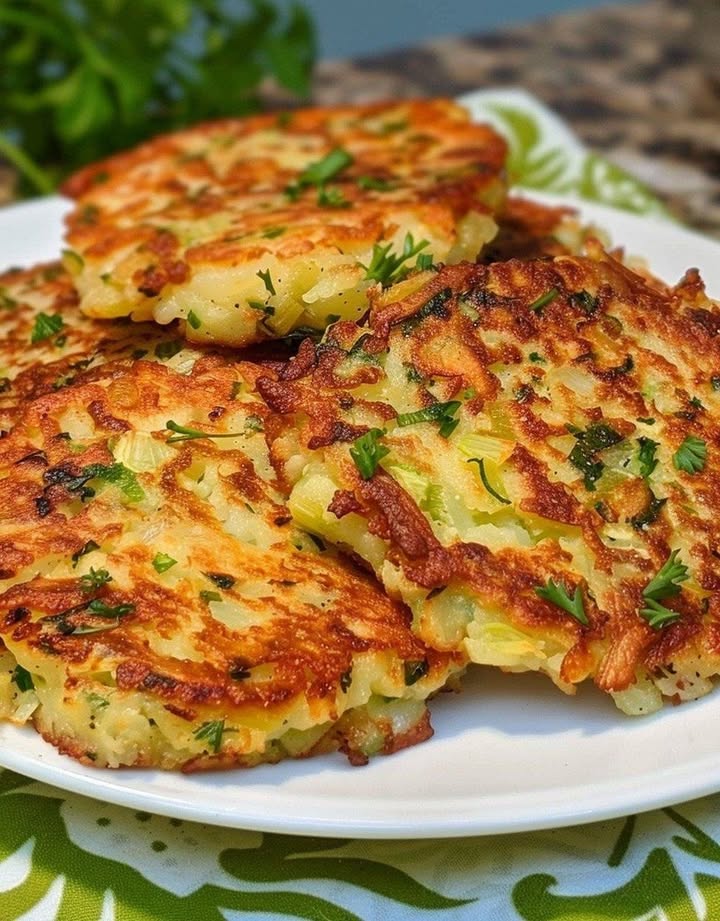 Frittelle di patate cipolla