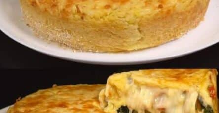 Gratin di patate spinaci