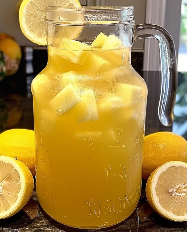 Limonata rinfrescante ananas