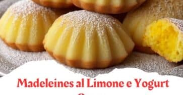 Madeleines al limone yogurt