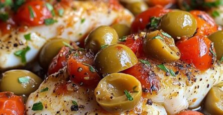 Merluzzo al forno mediterraneo