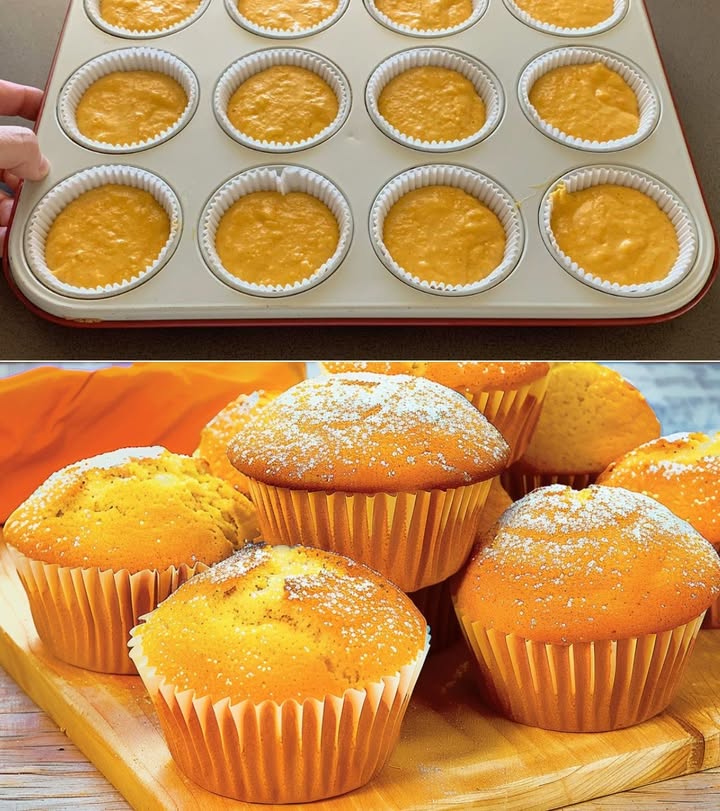 Muffin alle carote semplici