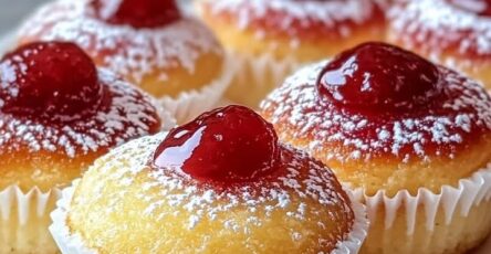 Muffin con marmellata