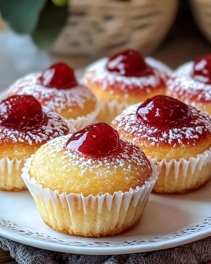Muffin con marmellata