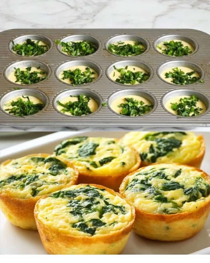 Muffin spinaci e formaggio