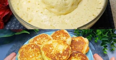 Pancake con mele e lievito
