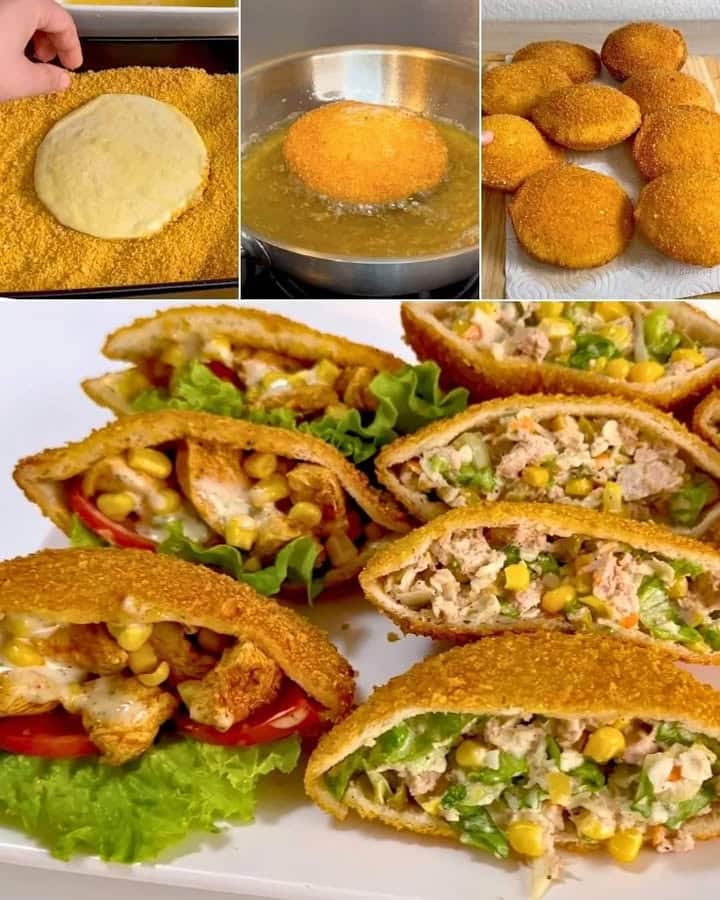Panini fritti croccanti