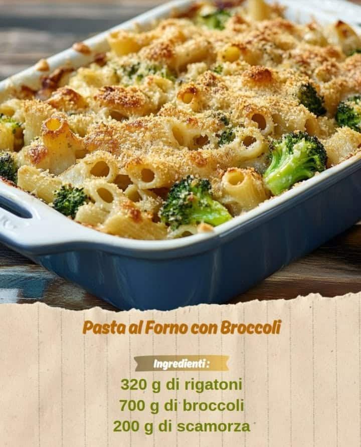 Pasta al forno verdure