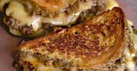 Patty melty con salsa