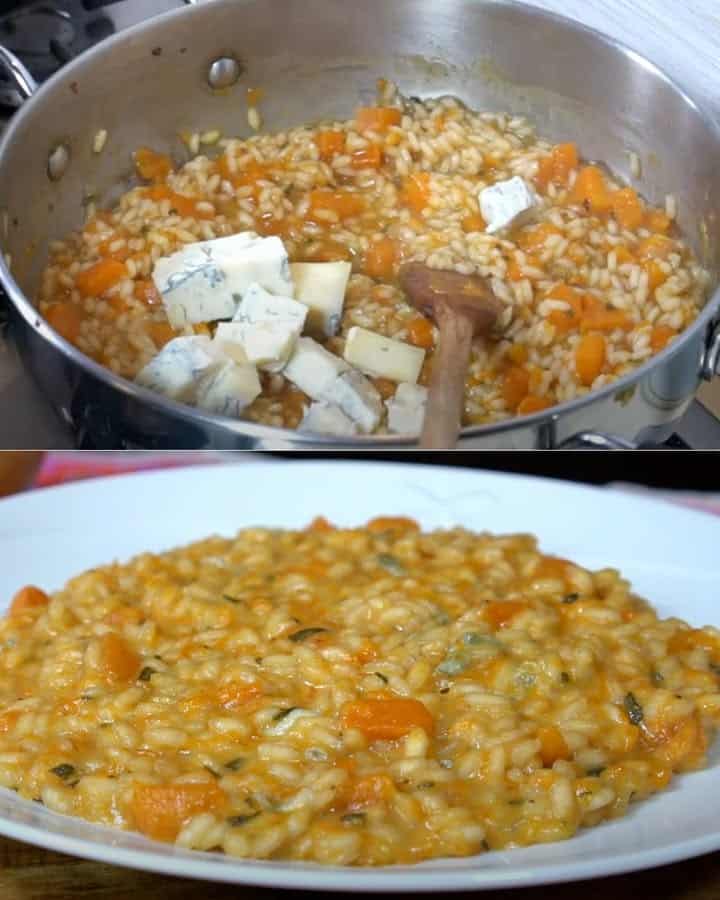 Risotto cremoso di zucca