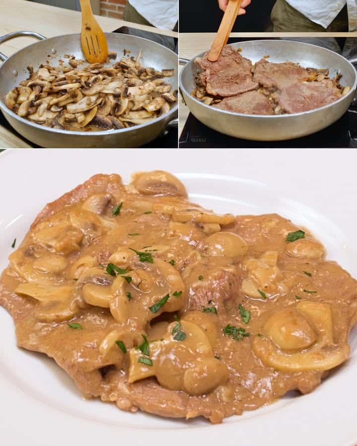 Scaloppine di funghi autunnali
