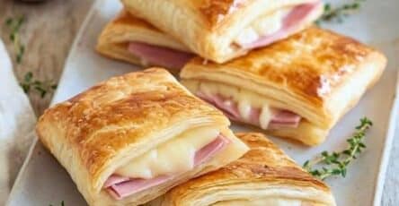 Sfogliatine prosciutto e formaggio