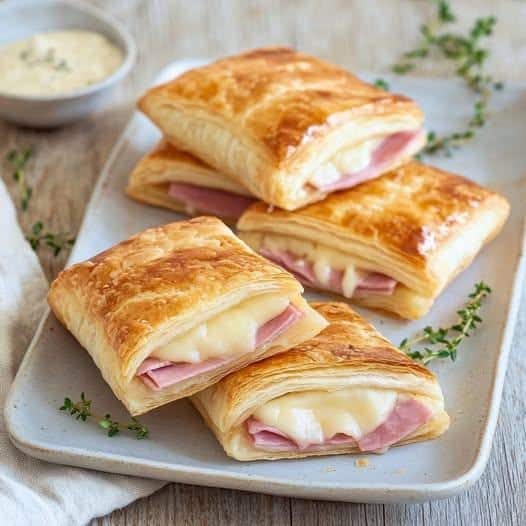 Sfogliatine prosciutto e formaggio