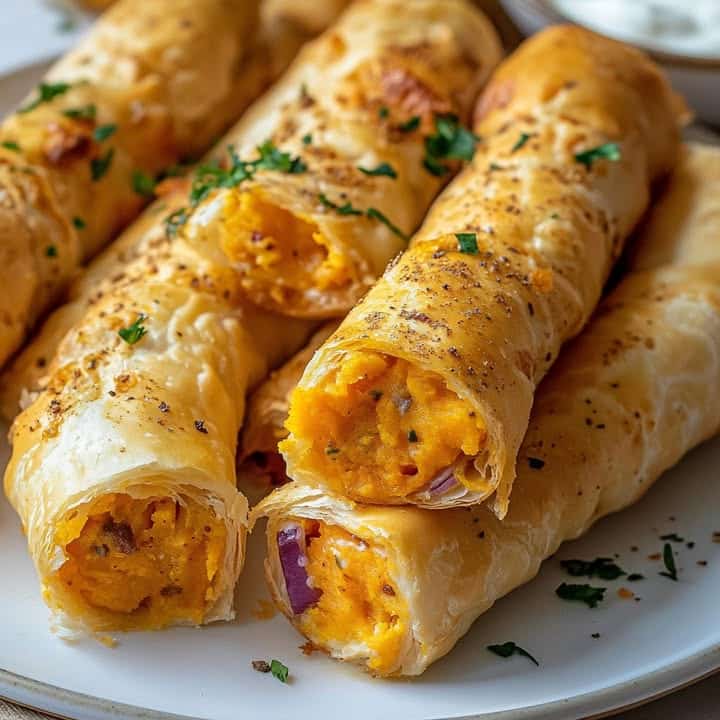 Sigari di patate dolci