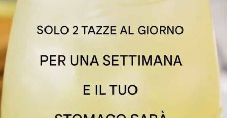 Stomaco piatto in una settimana