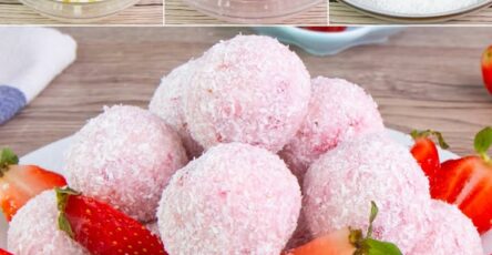 Tartufini fragole e cocco