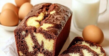 Torta al cioccolato e vaniglia